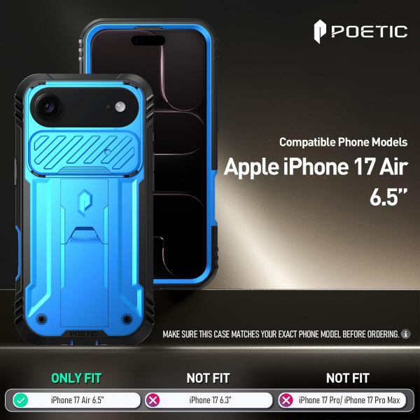 Poetic Apple iPhone Air Revolution Klf -Light Blue