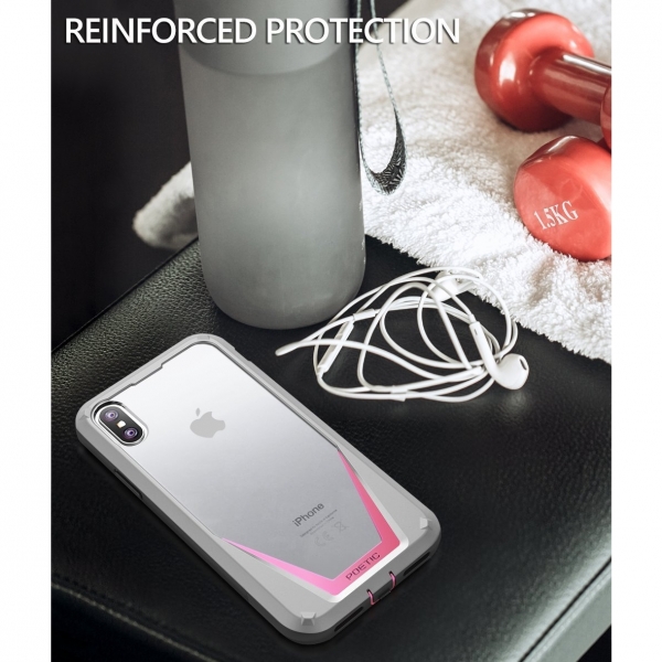 Poetic Apple iPhone X Guardian Bumper Klf-Pink