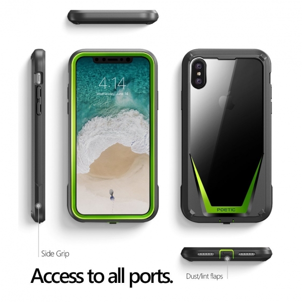 Poetic Apple iPhone XS / X Guardian Bumper Klf-Green