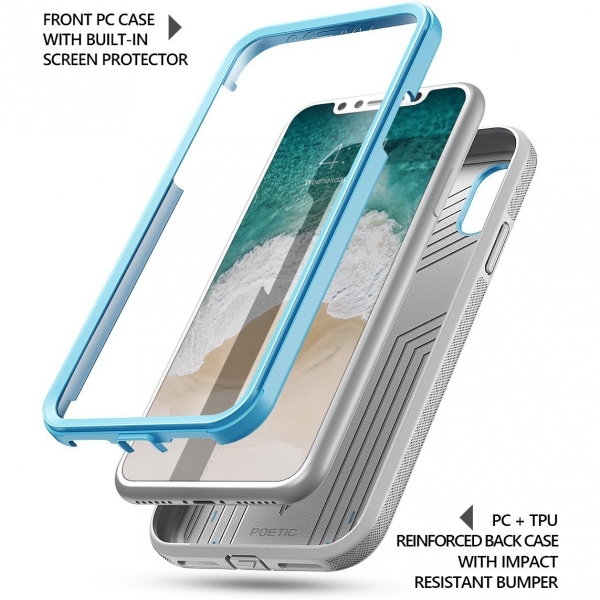 Poetic Apple iPhone XS / X Revolution Klf- Blue