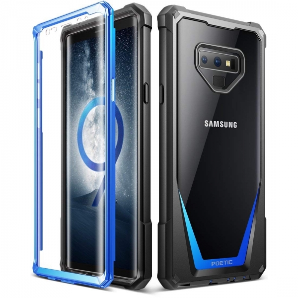 Poetic Galaxy Note 9 Guardian Rugged Bumper Klf-Blue