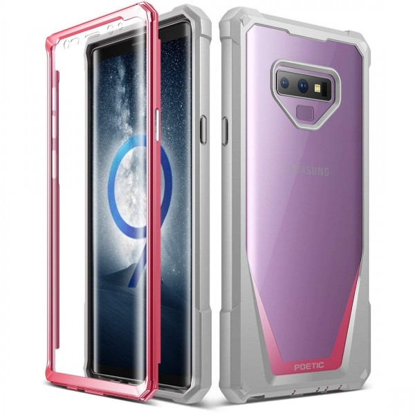 Poetic Galaxy Note 9 Guardian Rugged Bumper Klf-Pink