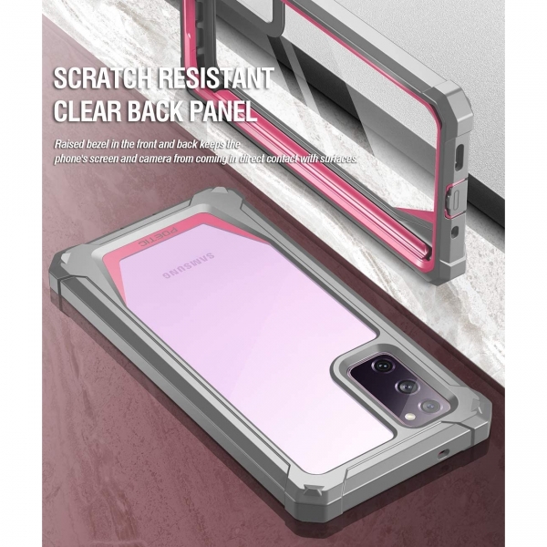 Poetic Galaxy S20 FE Guardian Serisi Klf (MIL-STD-810G)-Pink
