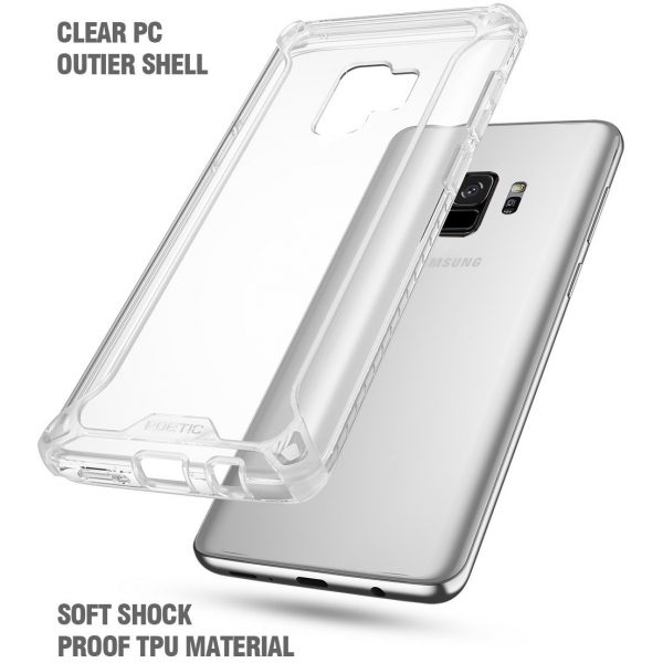 Poetic Galaxy S9 Affinity Bumper Klf-Clear