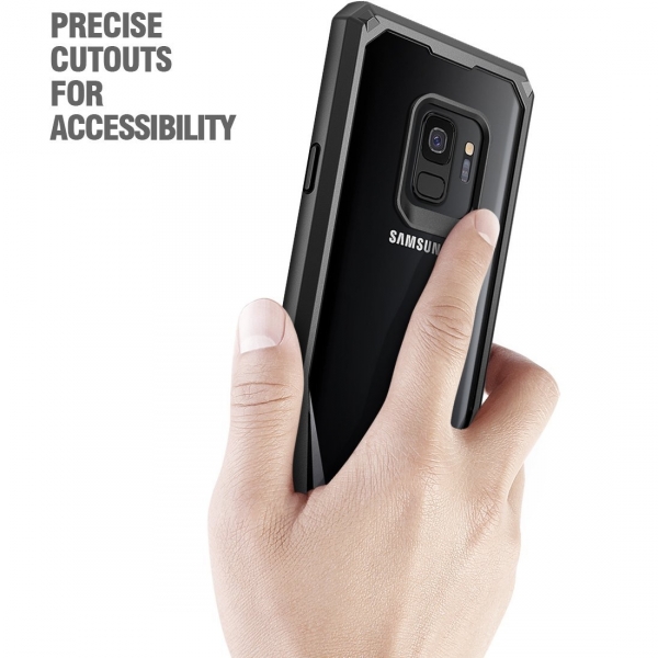 Poetic Galaxy S9 Guardian Rugged Bumper Klf-Black