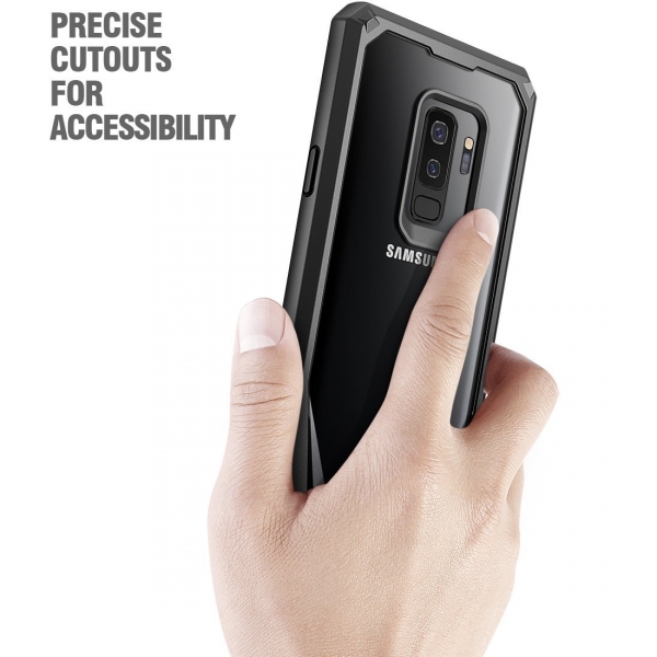 Poetic Galaxy S9 Plus Guardian Rugged Bumper Klf-Black