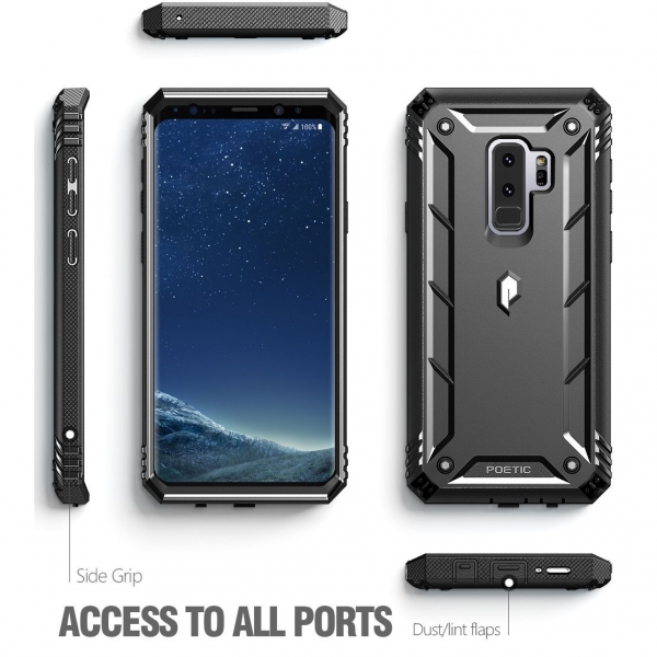 Poetic Galaxy S9 Plus Revolution Rugged Klf-Black