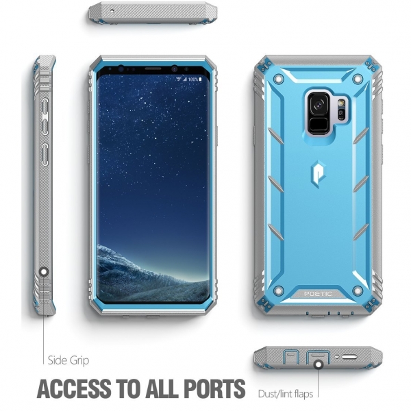 Poetic Galaxy S9 Revolution Rugged Klf-Blue