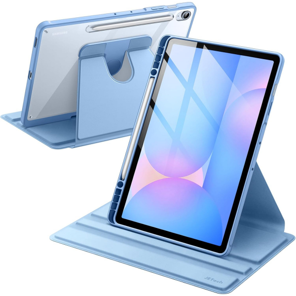 JETech Galaxy Tab S10 FE Plus Rotating Klf-Blue