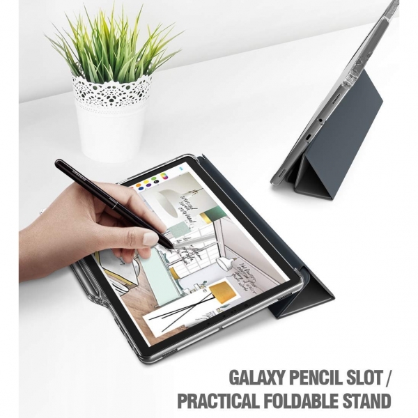 Poetic Galaxy Tab S4 Lumos X Silikon Klf (10.5 in)-Black