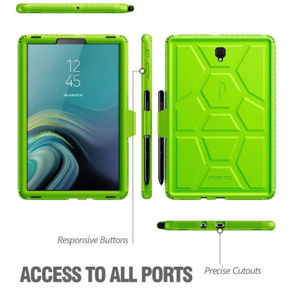 Poetic Galaxy Tab S4 TurtleSkin Serisi Klf (10.5 in)-Green