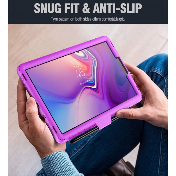 Poetic Galaxy Tab S4 TurtleSkin Serisi Klf (10.5 in)-Purple