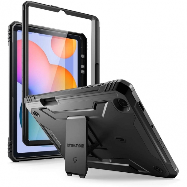 Poetic Galaxy Tab S6 Lite Revolution Serisi Klf (10.4 in)-Black