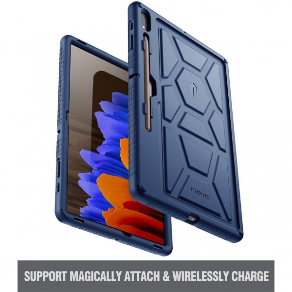 Poetic Galaxy Tab S7 Plus TurtleSkin Serisi Klf (12.4 in)-Blue