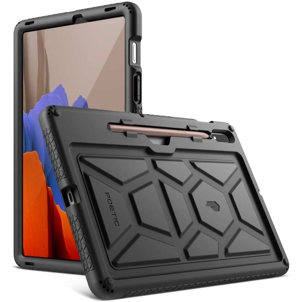 Poetic Galaxy Tab S7 TurtleSkin Serisi Klf (11 in)-Black