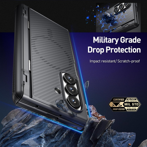 Poetic Galaxy Z Fold 7 Revolution Flex Klf-Black 