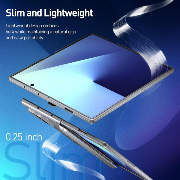 Poetic Galaxy Z Fold 7 Revolution Flex Klf-Silver Grey