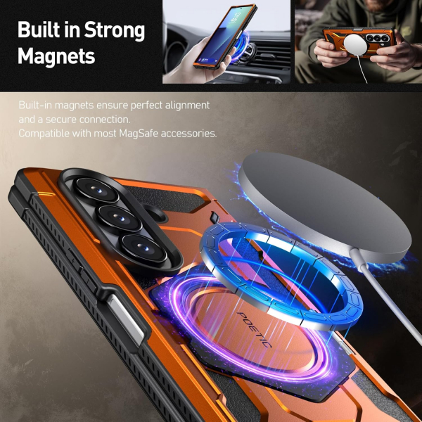 Poetic Galaxy Z Fold 7 Spartan Klf-Orange 