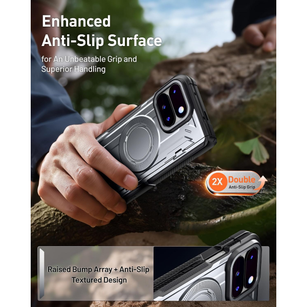 Poetic Google Pixel 11 Pro Fold Tam Korumal� K�l�f -Metallic Gun Metal