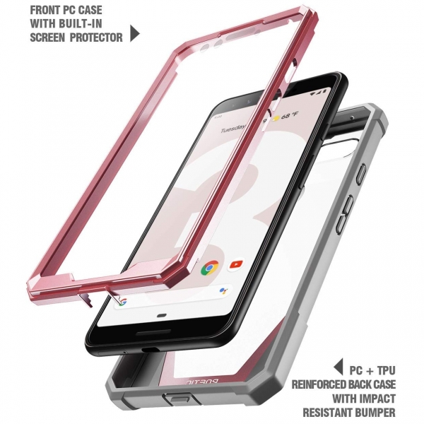 Poetic Google Pixel 3 Guardian Serisi Klf-Pink