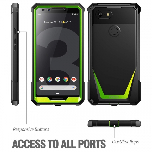 Poetic Google Pixel 3 Guardian Serisi Klf-Green