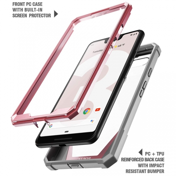 Poetic Google Pixel 3 XL Guardian Serisi Klf-Pink