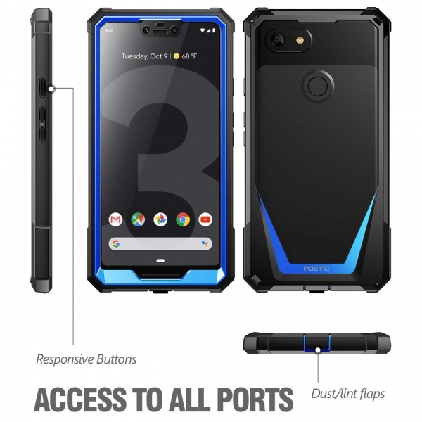 Poetic Google Pixel 3 XL Guardian Serisi Klf-Blue