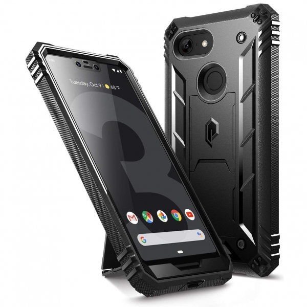 Poetic Google Pixel 3 XL Revolution Serisi Klf-Black