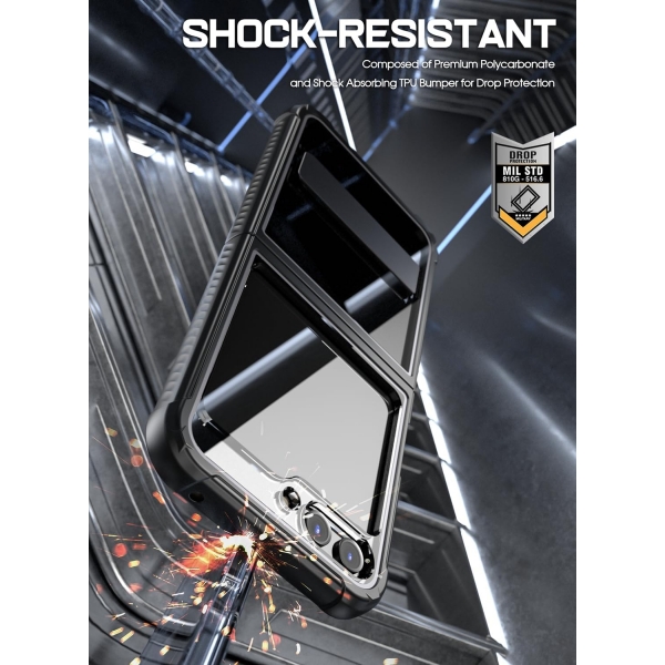 Poetic Guardian Samsung Galaxy Z Flip 5 Klf-Black