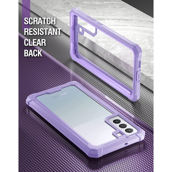 Poetic Guardian Serisi Galaxy S22 Klf (MIL-STD-810G)-Purple
