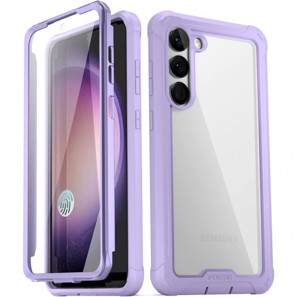 Poetic Guardian Serisi Galaxy S23 Klf (MIL-STD-810G)-Purple