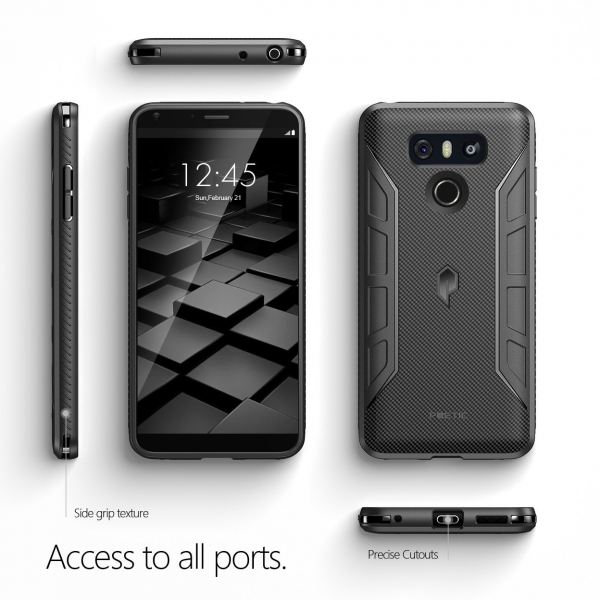 Poetic LG G6 Karbon Fiber Dokulu �nce K�l�f