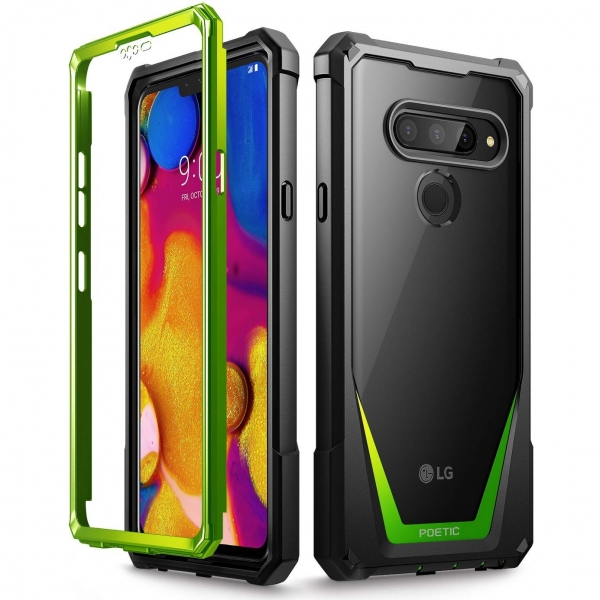 Poetic LG V40 ThinQ Guardian Serisi Klf-Green