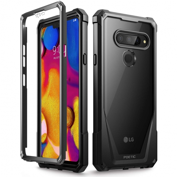 Poetic LG V40 ThinQ Guardian Serisi Klf-Black