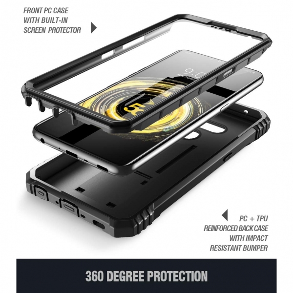 Poetic LG V50 Revolution Serisi Klf (MIL-STD-810G)-Black