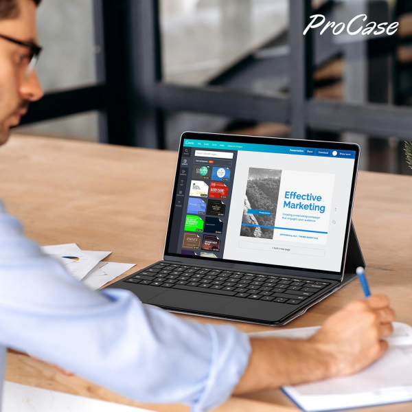 ProCase Microsoft Surface Pro 12 Standl Klf-Grey