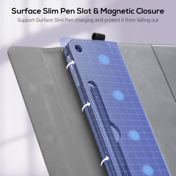 ProCase Microsoft Surface Pro 12 Standl Klf-Grey