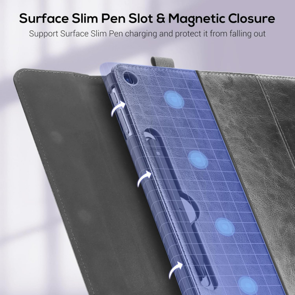 ProCase Microsoft Surface Pro 12 Standl Klf-Black