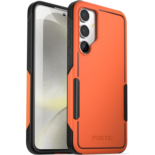 Poetic Neon Serisi Galaxy S24 Klf (MIL-STD-810G)-Orange