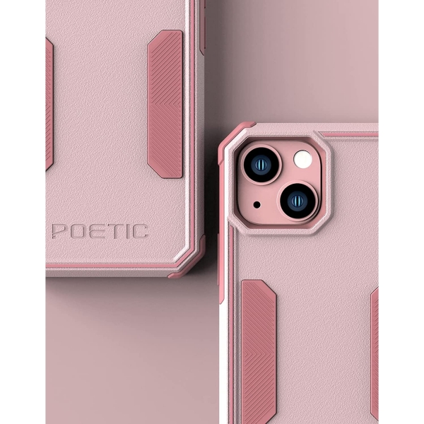 Poetic Neon Serisi iPhone 13 Darbeye Dayankl Koruyucu Klf-Pink