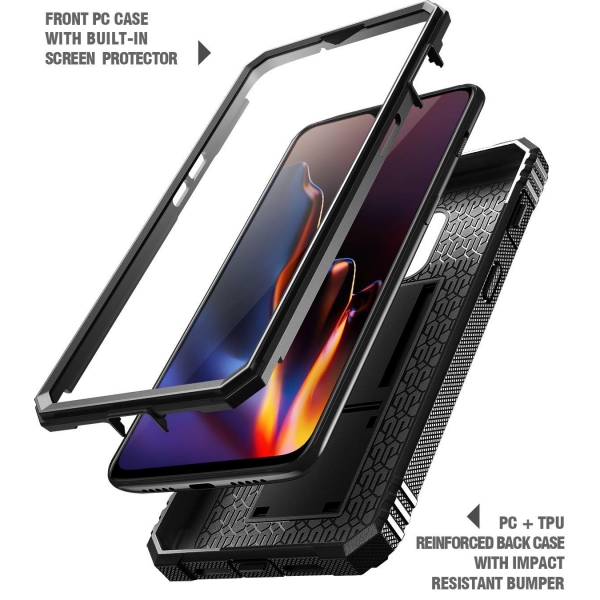 Poetic OnePlus 6T Revolution Serisi K�l�f-Black