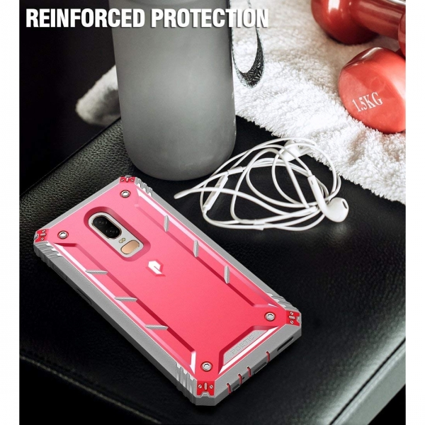 Poetic OnePlus 6 Revolution Rugged Klf-Pink