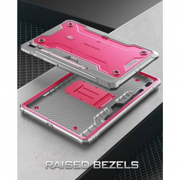 Poetic Revolution Serisi Galaxy Tab S7 FE Klf (12.4 in)-Pink
