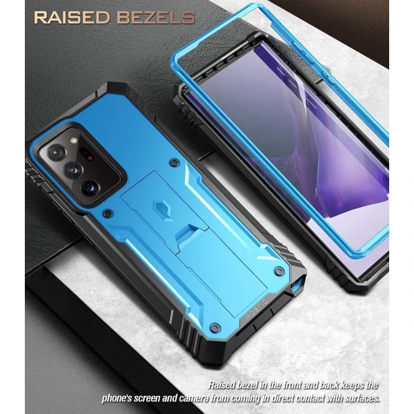 Poetic Galaxy Note 20 Ultra Revolution Serisi Klf (MIL-STD-810G)-Blue