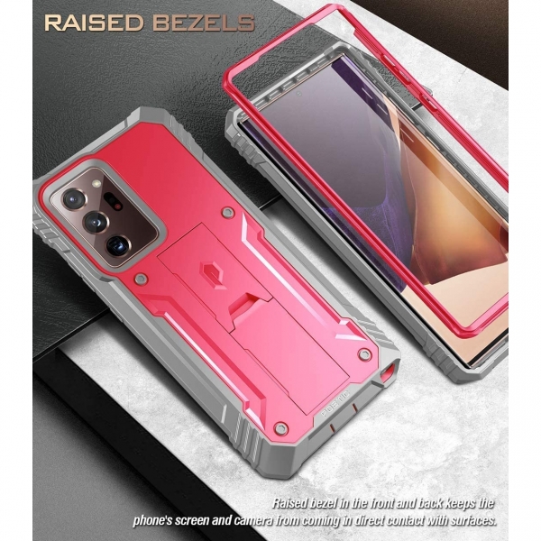 Poetic Galaxy Note 20 Ultra Revolution Serisi Klf (MIL-STD-810G)-Pink