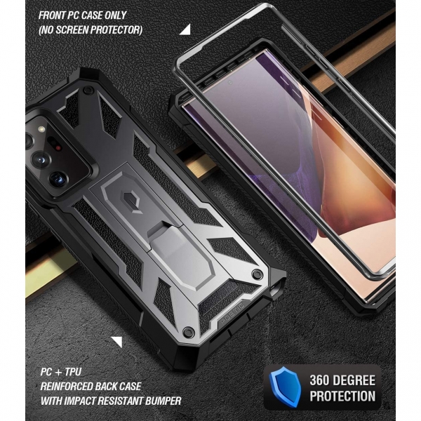Poetic Samsung Galaxy Note 20 Ultra Spartan Klf (MIL-STD-810G)-Gun Metal