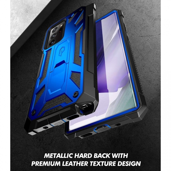 Poetic Samsung Galaxy Note 20 Ultra Spartan Klf (MIL-STD-810G)-Metallic Blue