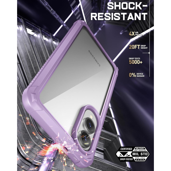 Poetic Samsung Galaxy S25 Edge Guardian Klf -Purple