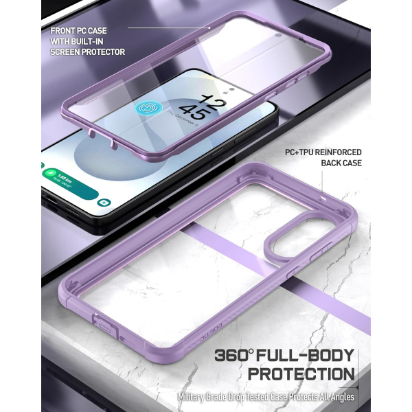 Poetic Samsung Galaxy S25 Edge Guardian Klf -Purple