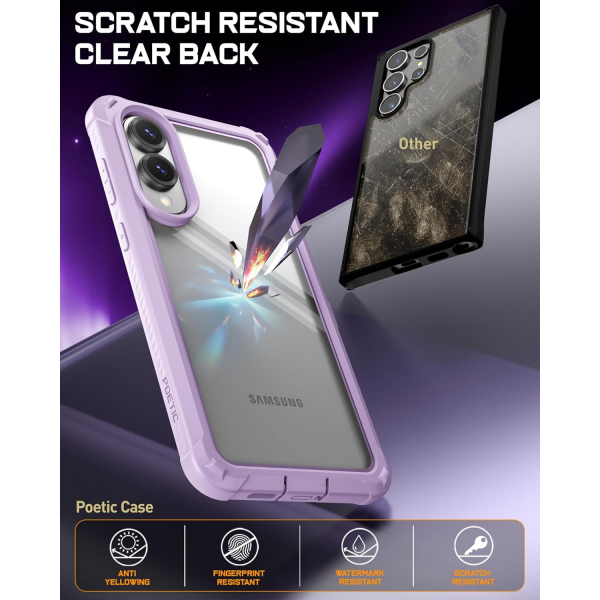 Poetic Samsung Galaxy S25 Edge Guardian Klf -Purple